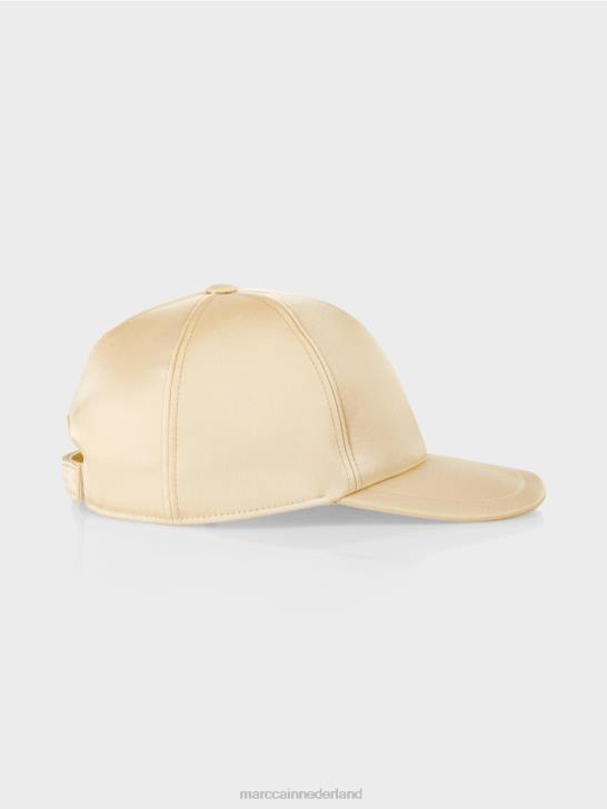 accessoire donkere crème 464J1681 pet met logo-opschrift Marc Cain