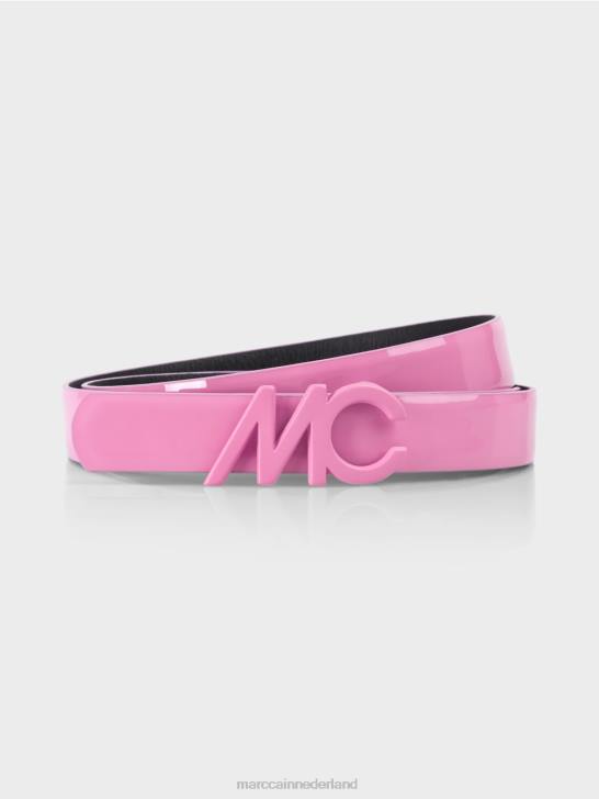 accessoire fel roze 464J1730 omkeerbare riem met kleurrijk mc-logo Marc Cain
