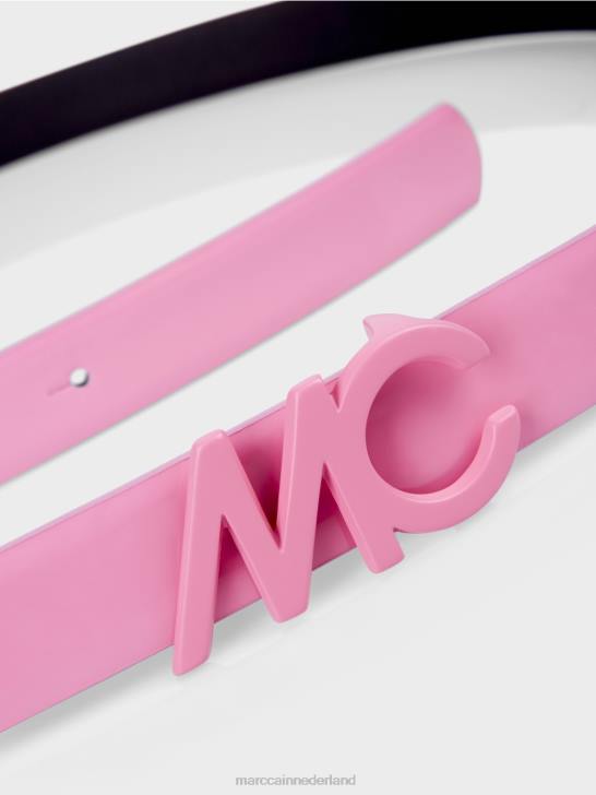accessoire fel roze 464J1730 omkeerbare riem met kleurrijk mc-logo Marc Cain