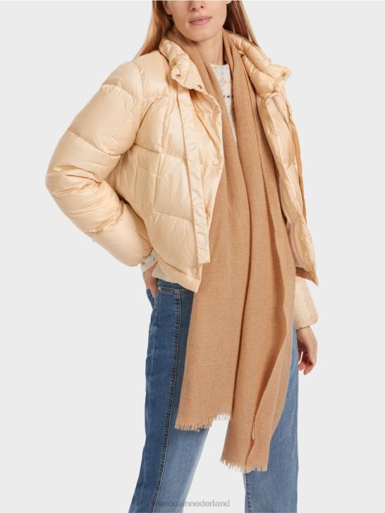 accessoire heldere toffee 464J1684 elegante geweven sjaal met lurex Marc Cain