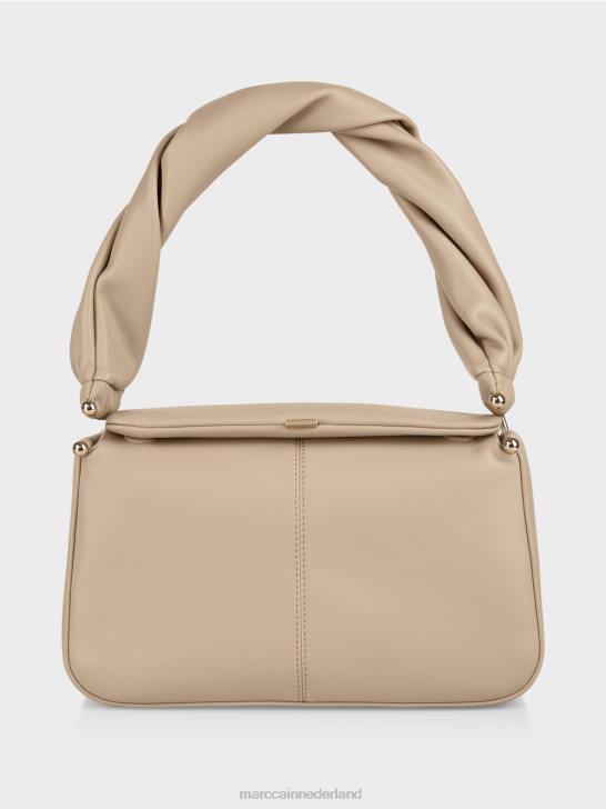 accessoire diep zand 464J1526 schoudertas met gedraaid handvat Marc Cain