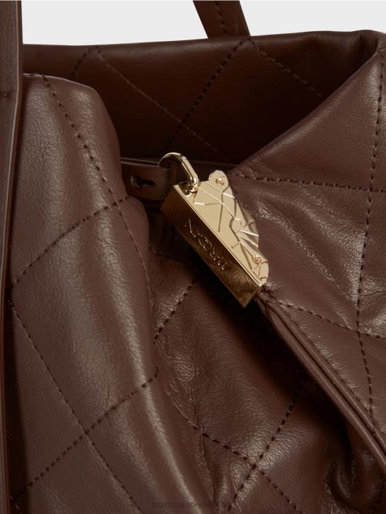 accessoire donker hout 464J1506 shopper \"samen heroverwegen\" Marc Cain