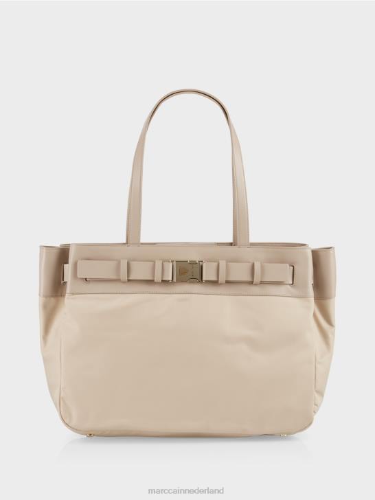 accessoire gebleekt zand 464J1495 nylon "samen heroverwegen" shopper Marc Cain