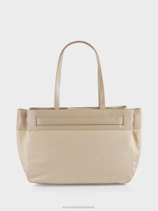 accessoire gebleekt zand 464J1495 nylon \"samen heroverwegen\" shopper Marc Cain