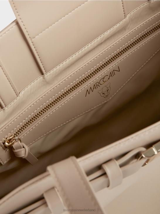 accessoire gebleekt zand 464J1495 nylon \"samen heroverwegen\" shopper Marc Cain