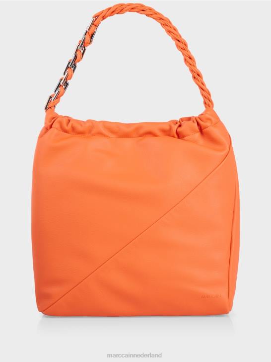 accessoire helder koraal 464J1509 Shopper in buidelstijl Marc Cain