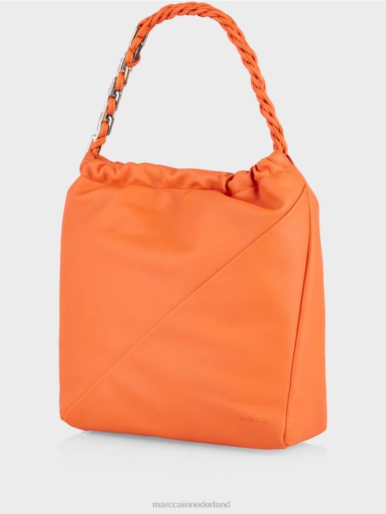 accessoire helder koraal 464J1509 Shopper in buidelstijl Marc Cain