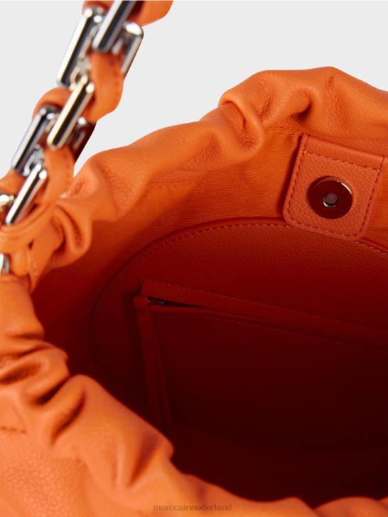 accessoire helder koraal 464J1509 Shopper in buidelstijl Marc Cain