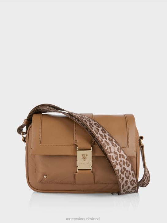 accessoire heldere toffee 464J1500 "samen heroverwegen" schoudertas Marc Cain