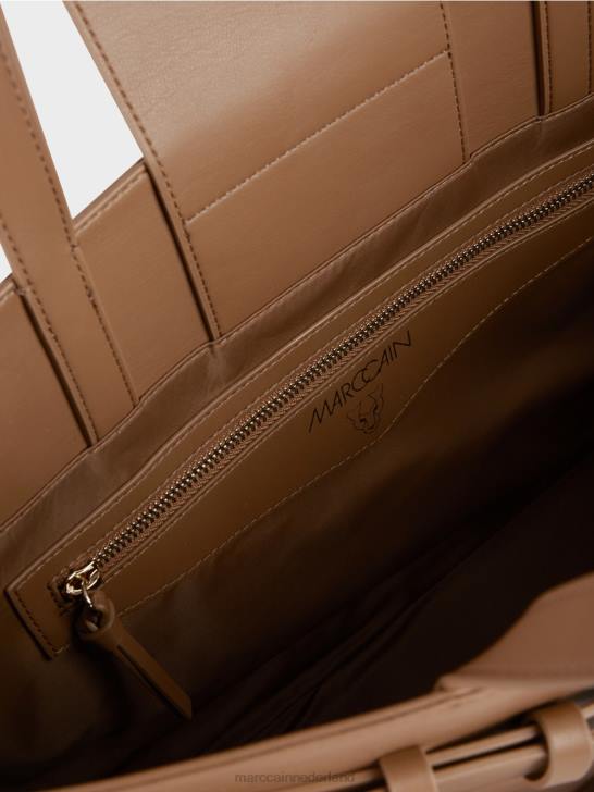 accessoire heldere toffee 464J1501 nylon \"samen heroverwegen\" shopper Marc Cain