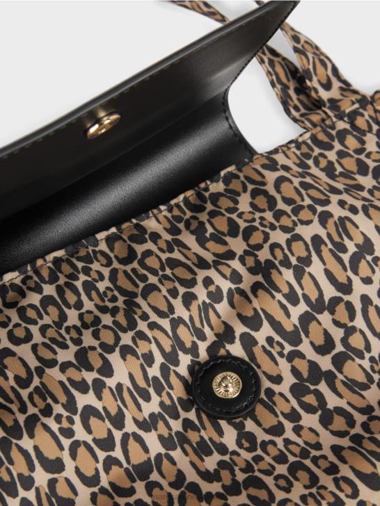 accessoire zachte koffie 464J1507 \"rethink Together\" shopper met print Marc Cain