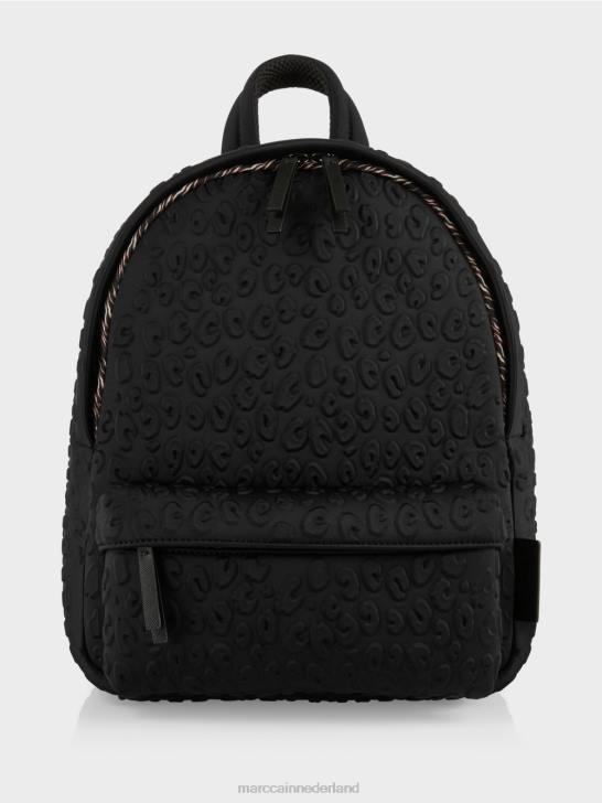 accessoire zwart 464J1510 rugzak gemaakt van technomateriaal Marc Cain