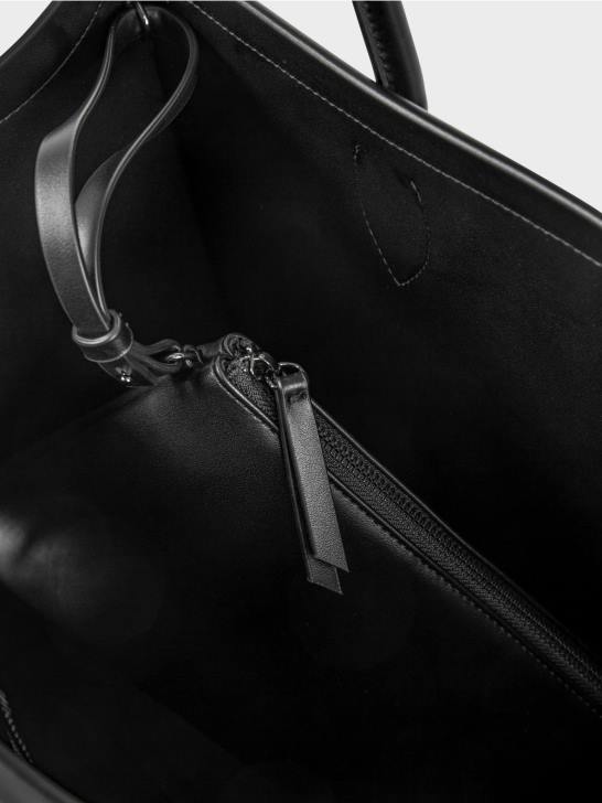 accessoire zwart 464J1512 Shopper met logo-opschrift Marc Cain