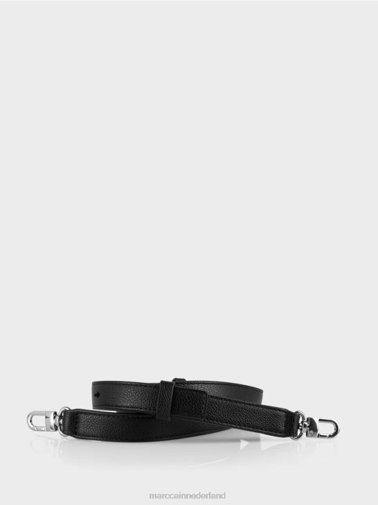 accessoire zwart 464J1516 schoudertas met decoratief handvat Marc Cain