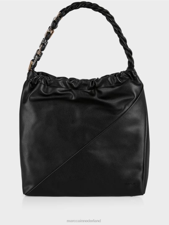accessoire zwart 464J1520 Shopper in buidelstijl Marc Cain