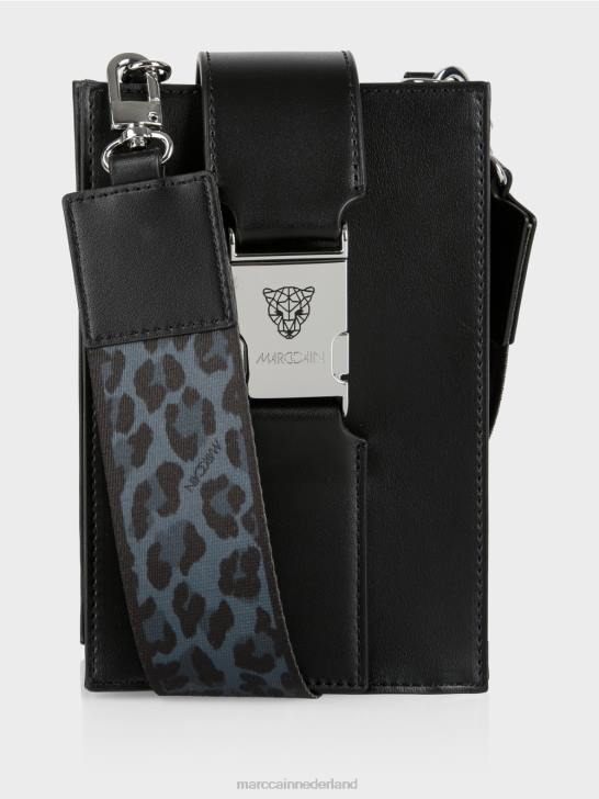 accessoire zwart 464J1521 crossbodytas in lengteformaat Marc Cain