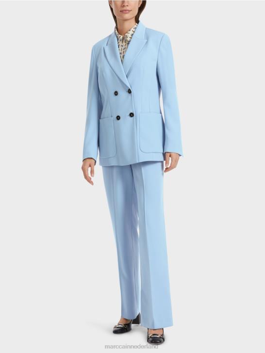 kleding donkere zomerhemel 464J162 lange blazer Marc Cain