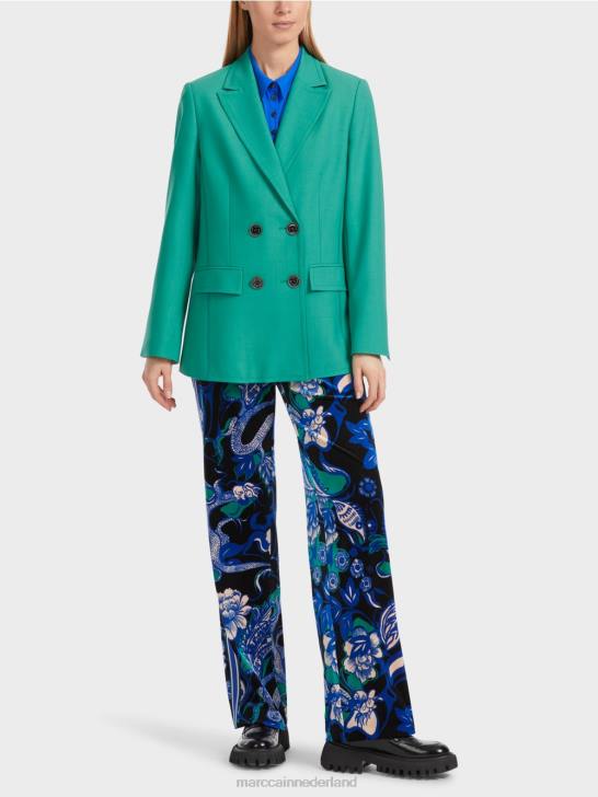 kleding glazuur 464J149 Blazer met dubbele rij knopen Marc Cain