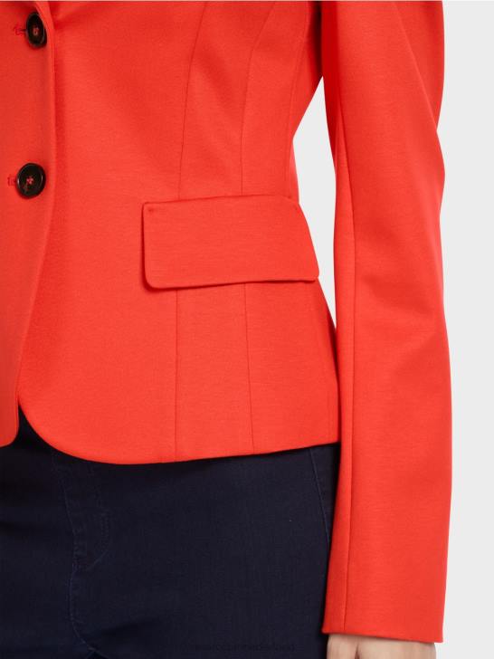 kleding kampari 464J177 getailleerde blazer met smalle revers Marc Cain