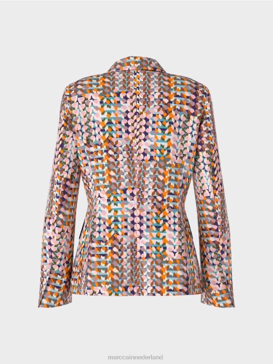 kleding koninklijk paars 464J210 Blazer van zachte scuba-jersey Marc Cain