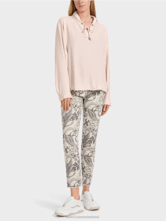 kleding Amandelbloesem 464J839 uni kimonoblouse Marc Cain