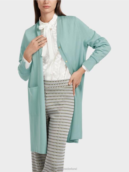 kleding gebroken wit 464J878 elegante blouse met borduursel Marc Cain