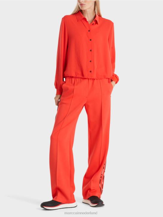 kleding kampari 464J847 blouse met trekkoord Marc Cain