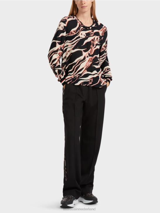kleding kampari 464J849 blouse met all-over print Marc Cain