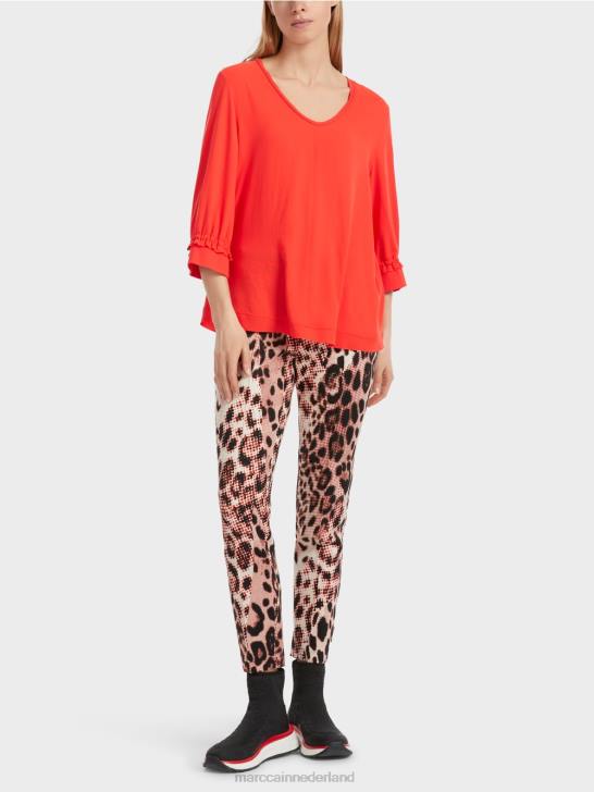 kleding kampari 464J850 blouse met a-lijn Marc Cain