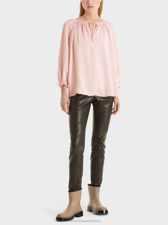 kleding naakt 464J903 blouse "samen heroverwegen" Marc Cain