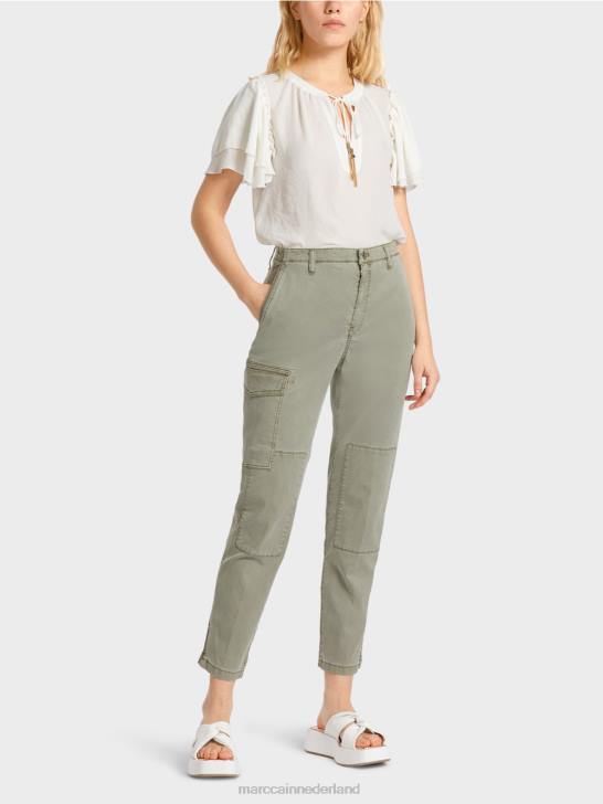 kleding diepe jungle 464J655 radom "samen heroverwegen" broek Marc Cain