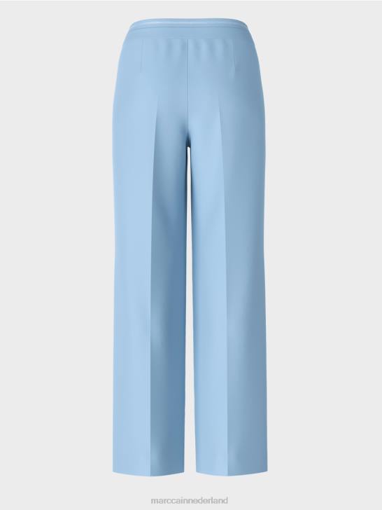 kleding donkere zomerhemel 464J550 broek met rechte pijpen welby Marc Cain