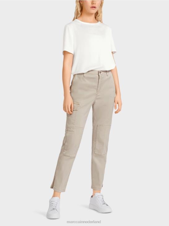 kleding gewoon taupe 464J644 radom "samen heroverwegen" broek Marc Cain