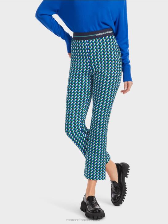 kleding glazuur 464J542 Fengyi smalle broek met rechte pijpen Marc Cain