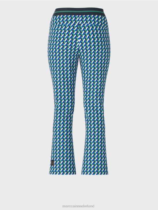 kleding glazuur 464J542 Fengyi smalle broek met rechte pijpen Marc Cain