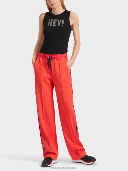 kleding kampari 464J536 brede jersey welby broek in joggingstijl Marc Cain