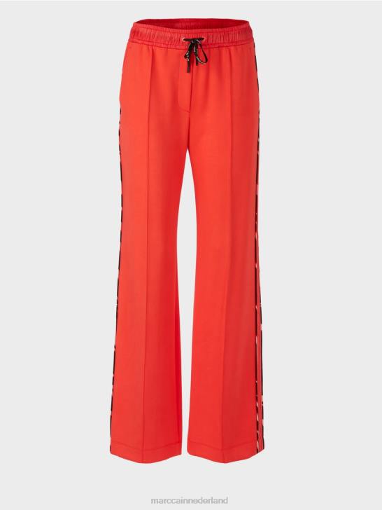 kleding kampari 464J536 brede jersey welby broek in joggingstijl Marc Cain