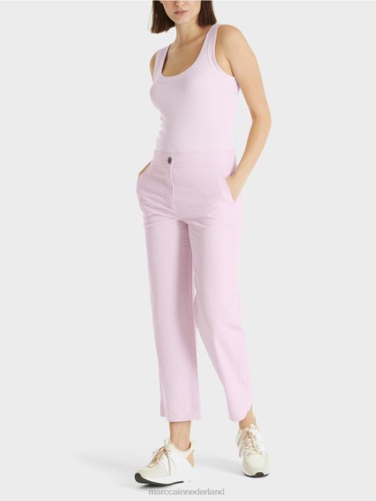 kleding lichte lavendel 464J684 casual broek Marc Cain
