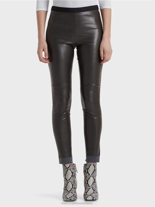 kleding meer 464J747 leggings van kunstleer Marc Cain