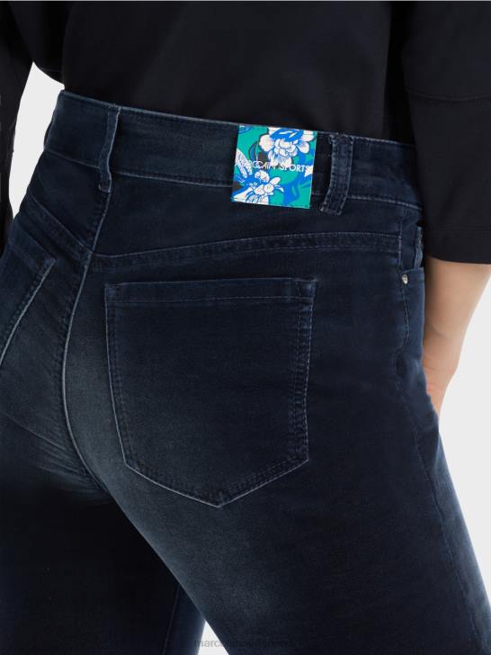 kleding middernacht blauw 464J544 Silea jeans met vijf zakken Marc Cain