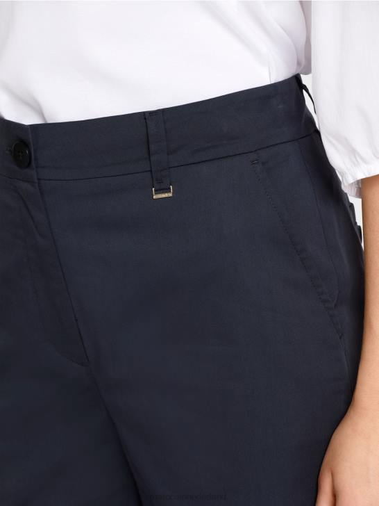 kleding middernacht blauw 464J646 Finieke shorts in een vrouwelijke pasvorm Marc Cain