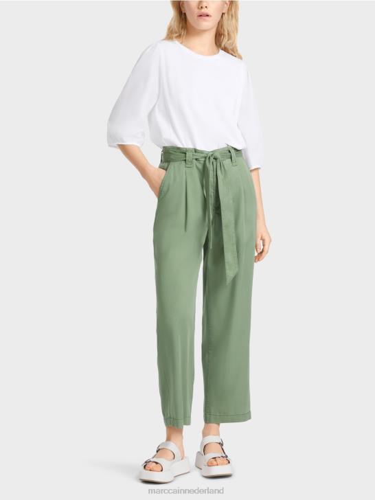kleding mystiek groen 464J652 welleri "samen heroverwegen" broek Marc Cain
