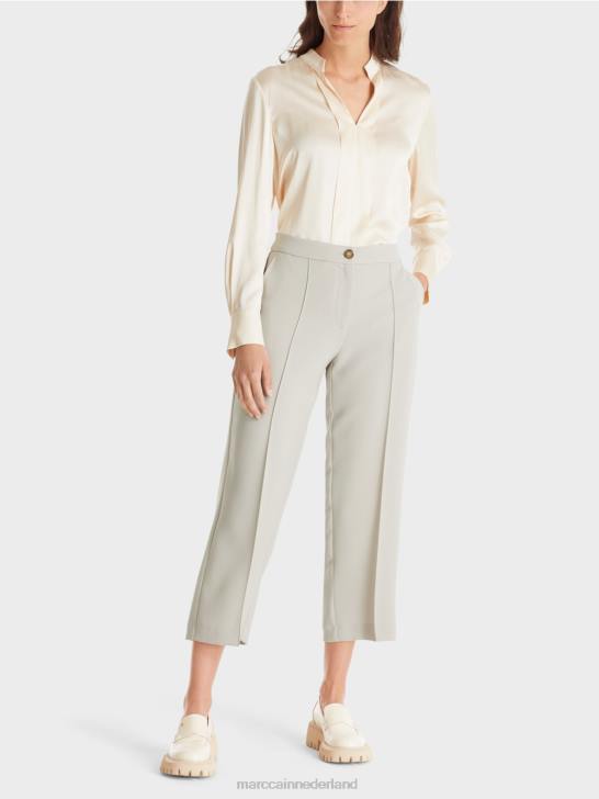 kleding warme steen 464J579 Wellington broek met wijde pijpen Marc Cain