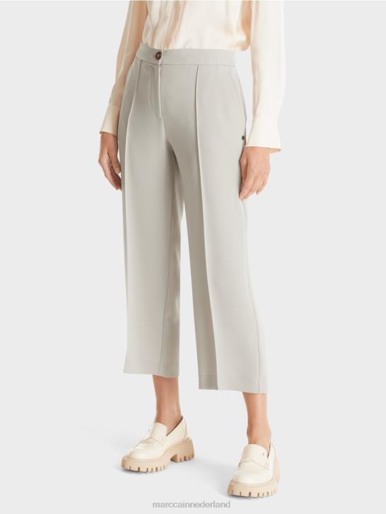 kleding warme steen 464J579 Wellington broek met wijde pijpen Marc Cain