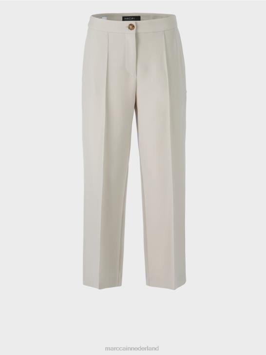 kleding warme steen 464J579 Wellington broek met wijde pijpen Marc Cain