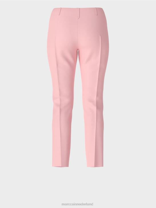kleding zacht poederroze 464J582 stretchbroek met normale taille Sydney Marc Cain