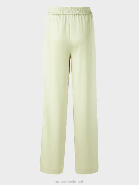 kleding zachte adem 464J690 broek met geplooide voorkant Marc Cain