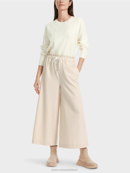 kleding zachte maansteen 464J560 7/8 broek met uitlopende pijpen willmar Marc Cain