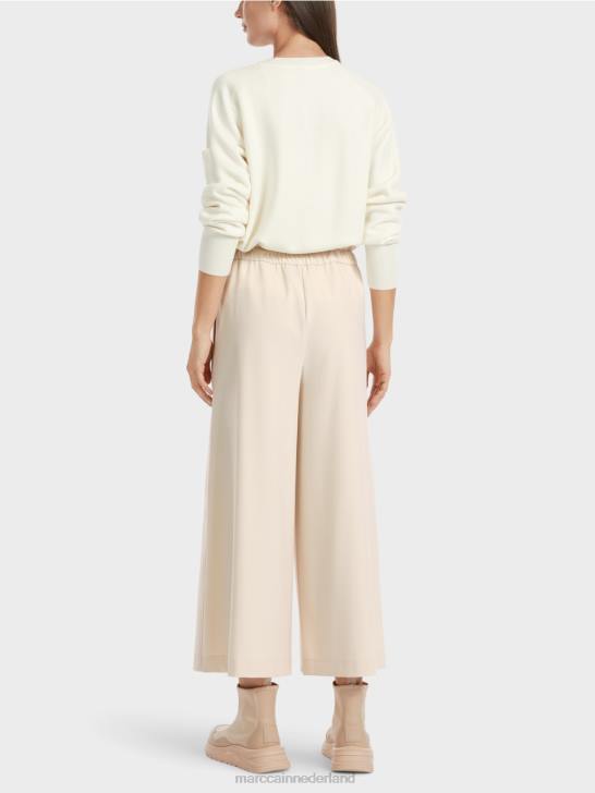 kleding zachte maansteen 464J560 7/8 broek met uitlopende pijpen willmar Marc Cain