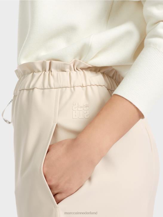 kleding zachte maansteen 464J560 7/8 broek met uitlopende pijpen willmar Marc Cain